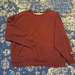 Vintage Champion Reverse Weave Loose Crewneck Champion Men's Maroon Sweater